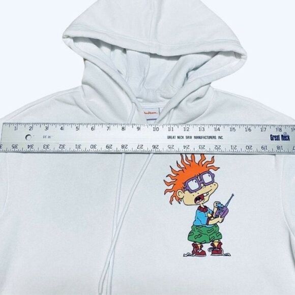 NEW Nickelodeon Rugrats Adult Hoodie Tommy Chuckie 90’s Back Graphic Spring - Picture 3 of 8